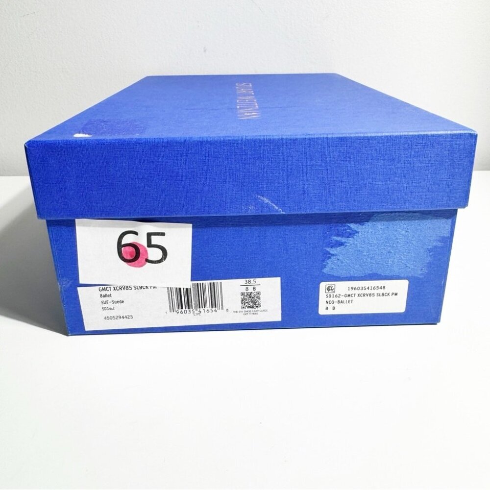 Stuart Weitzman Gemcut XCurve 85 in Suede Ballet Pink size 8 - Picture 8 of 8